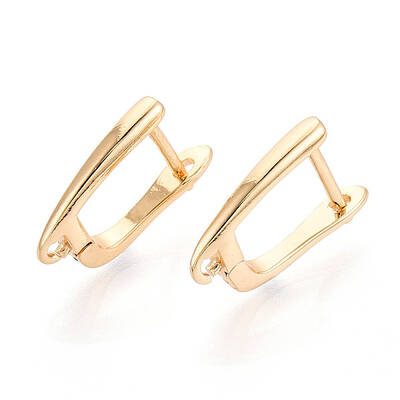 Brass Hoop Earring Findings