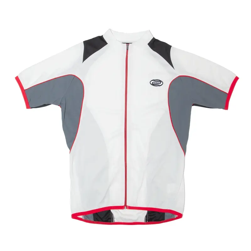 BBB Cycling Full Zip Mens Jersey White L