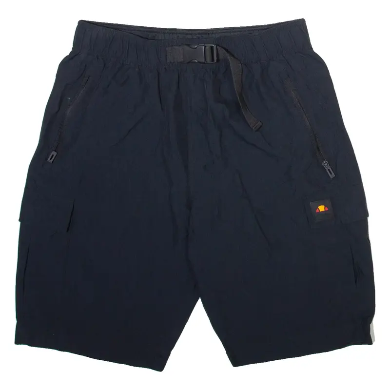 ELLESSE Mens Casual Shorts Black Relaxed M W30
