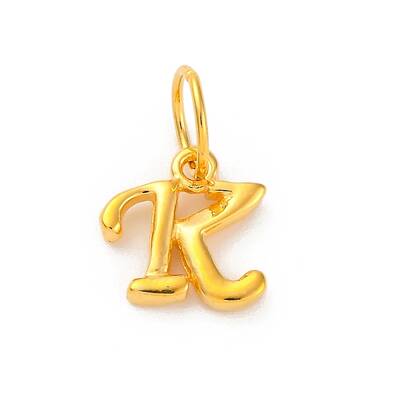 925 Sterling Silver Letter Charms with Jump Rings