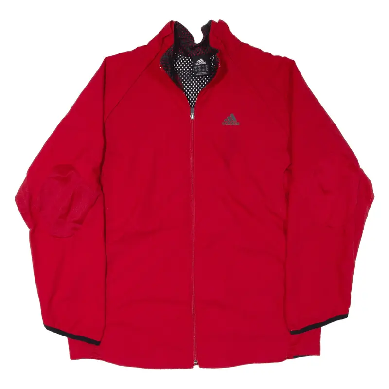 ADIDAS Climacool Windbreaker Jacket Red Mens L