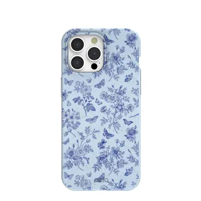 Powder Blue Porcelain iPhone 15 Pro Max Case