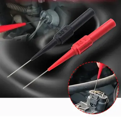 30V Car Tip Probes Diagnostic Tool, Auto Multimeter Test Lead, Extension Back Piercing Needle Tip Probes Mechanical Tool, Too...