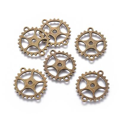 Steampunk Tibetan Style Links connectors