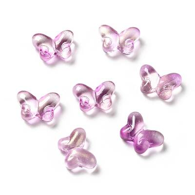 Transparent Baking Paint Glass Beads
