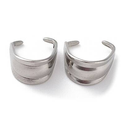 Non-Tarnish 201 Stainless Steel Snap on Bails
