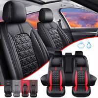 Leather Pickup Seat Covers For Chevy Silverado GMC Sierra 2007-2025 1500 2500HD 3500HD Crew Cab, Ford F150 , Toyota Tacoma / ...