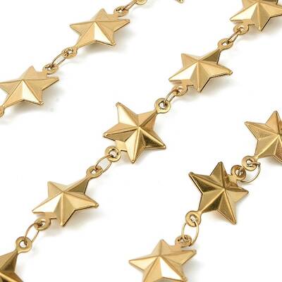 304 Stainless Steel Star Link Chains