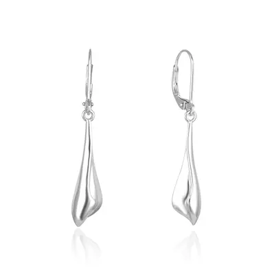 Beneto Fashion Silver Drop Earrings AGUC2706