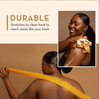 African Exfoliating Net Sponge, Gentle Bath Sponge for Smooth Skin, Hygienic Bath Sponge for Shower