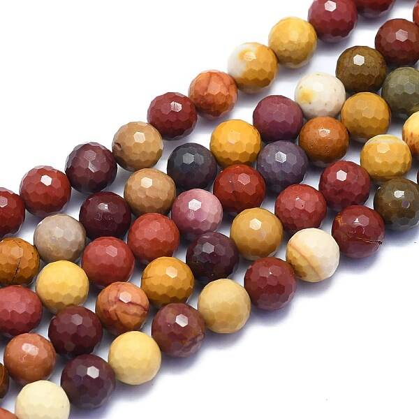 Natural Mookaite Beads Strands