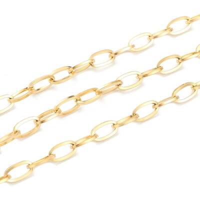 PVD Vacuum Plating 304 Stainless Steel Cable Chain