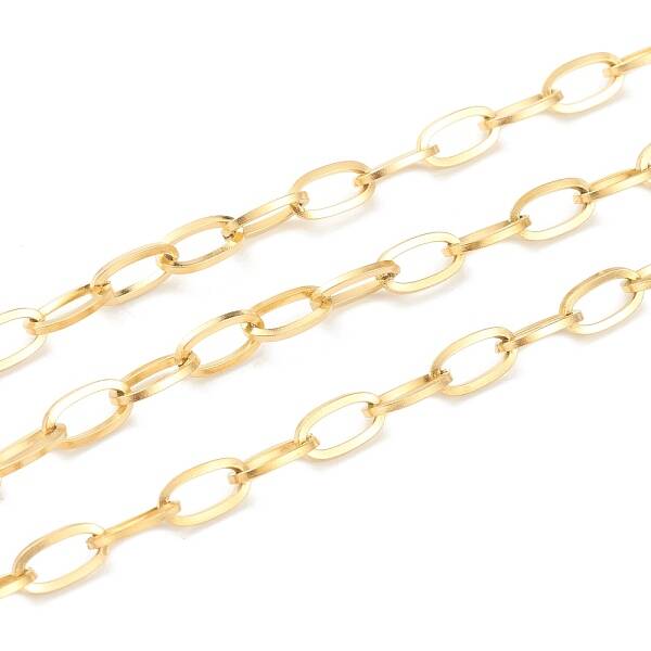 PVD Vacuum Plating 304 Stainless Steel Cable Chain