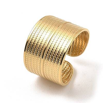 304 Stainless Steel Open Cuff Rings