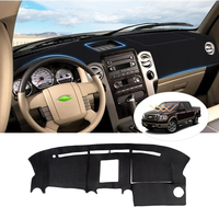 KUST Dash Cover for Ford F150 2004 2005 2006 2007 2008 Dashboard Cover Mat Suede Non-Slip Pad Carpet Sunshield Protector