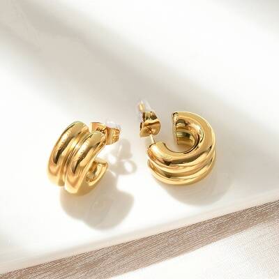 304 Stainless Steel Stud Earrings