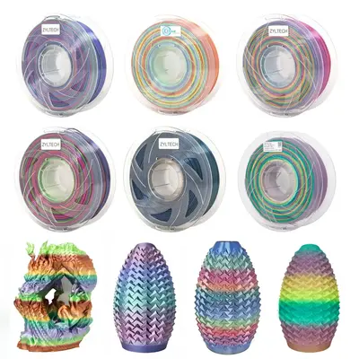 ZYLtech Rainbow Transitional Silk Series 3D Printer Filament 1.75 1 kg 2.2 lbs