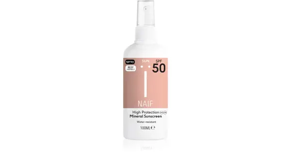Naif Sun SPF 50 protective mineral sun spray SPF 50 100 ml