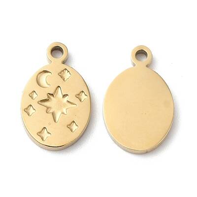 Ion Plating(IP) 316L Surgical Stainless Steel Charms