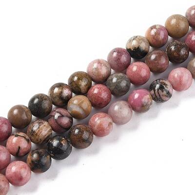 Natural Rhodonite Beads Strands