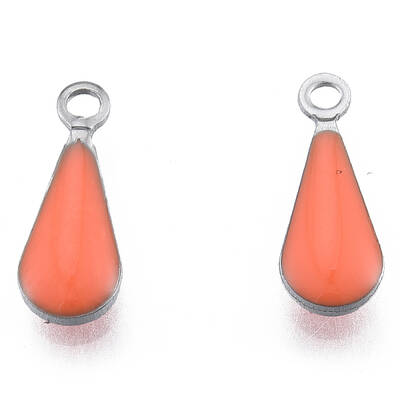 304 Stainless Steel Enamel Charms
