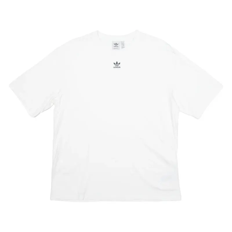 ADIDAS ORIGINALS Womens T-Shirt White Crew Neck M