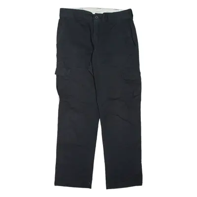 DICKIES Cargo Mens Trousers Black Regular Straight W32 L32