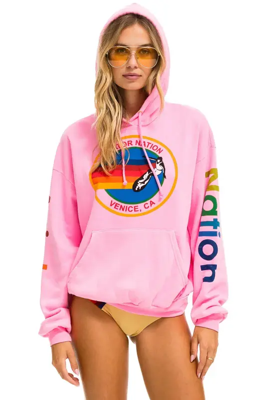 Hoodie Aviator Natio Hdprxan Neon-Pink | Color: NEON PINK | Size: L