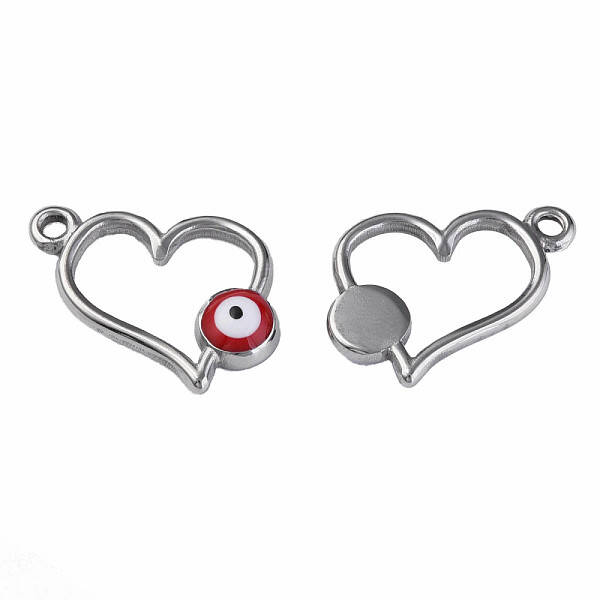 201 Stainless Steel Enamel Pendants