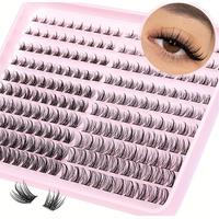 Mixed Length Individual False Eyelashes, 220pcs Self Grafting Eyelash Extensions, Eye Makeup Enhancement False Eyelashes for ...