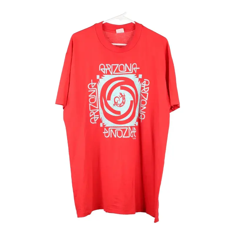 Arizona Tedman T-Shirt - XL Red Cotton
