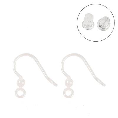 Hypoallergenic Bioceramics Zirconia Ceramic Earring Hooks