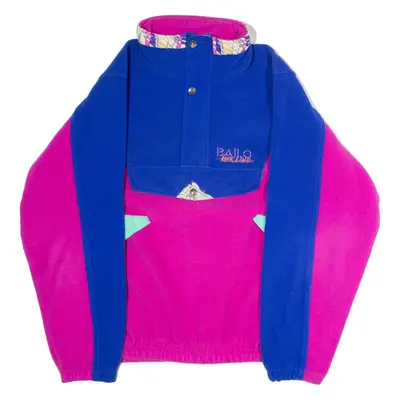 BAILO Mens Pullover Jacket Pink 90s Colourblock XL