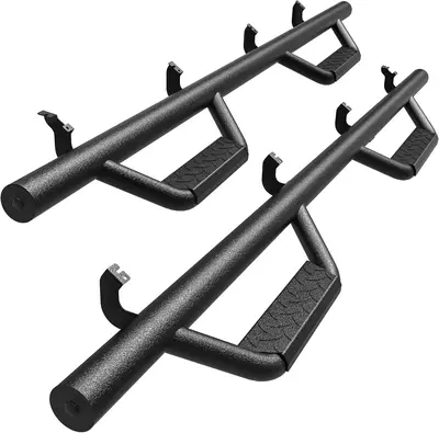 Running Boards Replacement for 2022-2025 Toyota Tundra CrewMax Cab, Carbon Steel Side Steps Nerf Bars Rails (Only for Truck w...