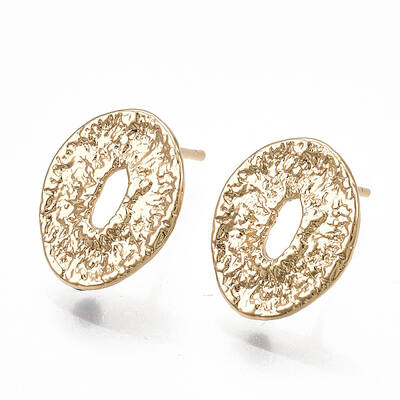 Brass Stud Earring Findings