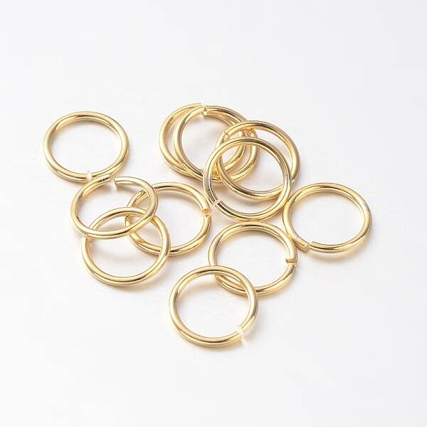 Eco-Friendly PVD Vacuum Plating & Long-Lasting Plated Brass Open Jump Rings