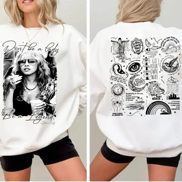 Tracklist Stevie Nicks 2 Sides Newest Shirt Sweatshirt Hoodie, Silver Springs Shirt Unisex, Gifts For Her