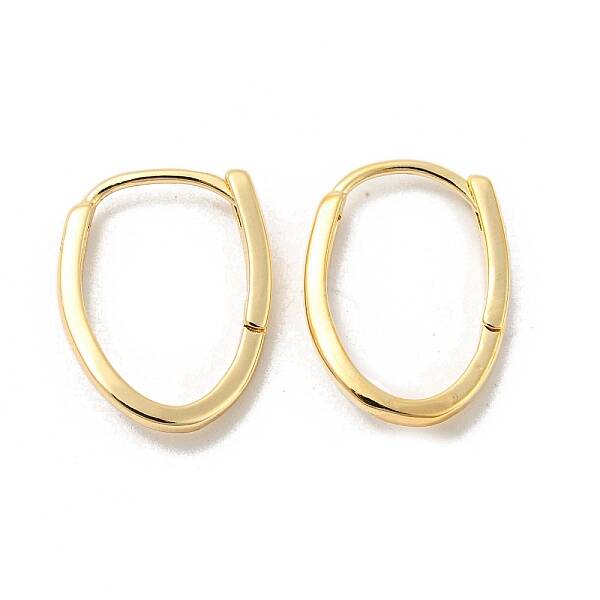 Brass Hoop Earrings