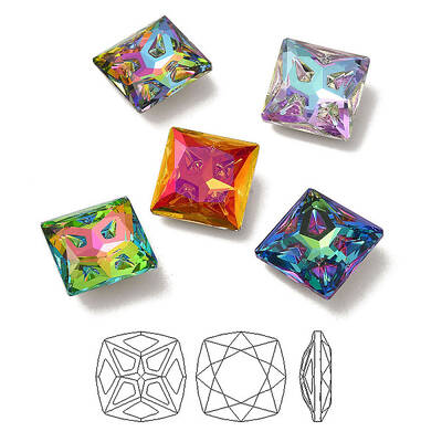 K9 Glass Rhinestone Cabochons