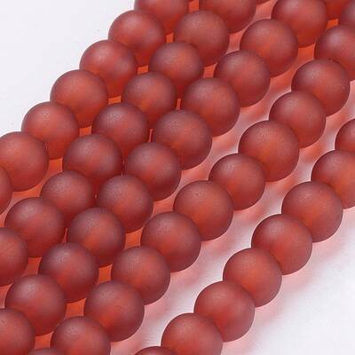 Transparent Glass Bead Strands