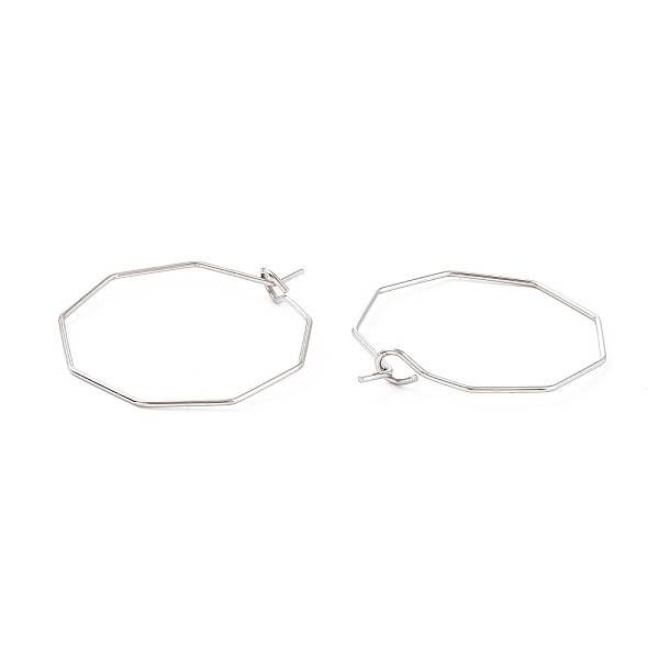 316 Stainless Steel Hoop Earrings Findings