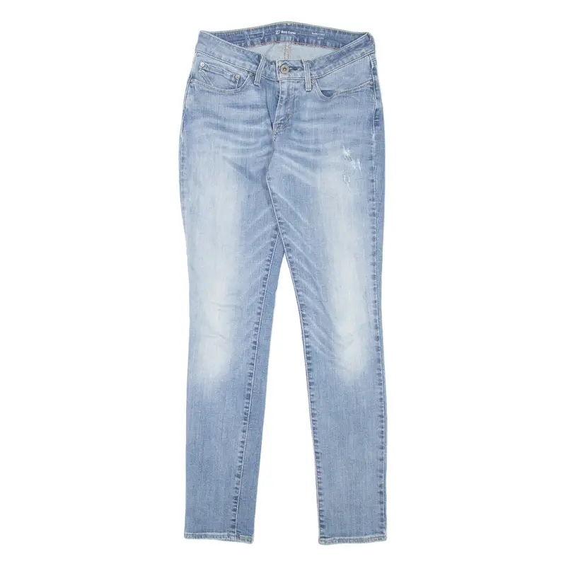 LEVI'S Modern Rise Womens Jeans Blue Slim Skinny Stone Wash W27 L32