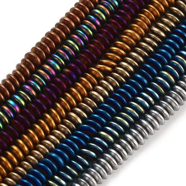 Electroplated Synthetic Non-magnetic Hematite Beads Strands