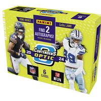 Break 1395: 1 Box - 2024 Panini Contenders Optic Football Trading Cards Hobby Box - Pick Your Team Break
