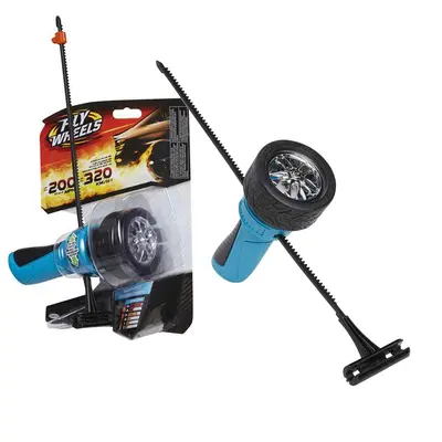 Jakks Pacific, 1 tire + ejector Street Wicked Rival, Jakks Pacific, Fly Wheels, black/blue, for children