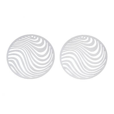 Non-Tarnish 201 Stainless Steel Filigree Pendants