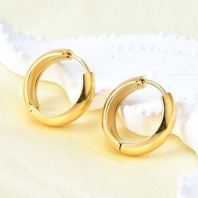 304 Stainless Steel Hoop Earrings