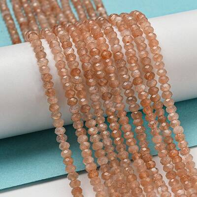 Natural Peach Moonstone Beads Strands
