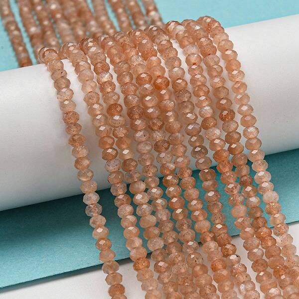 Natural Peach Moonstone Beads Strands