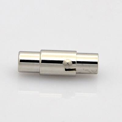 Tarnish Resistant Column 304 Stainless Steel Locking Tube Magnetic Clasps
